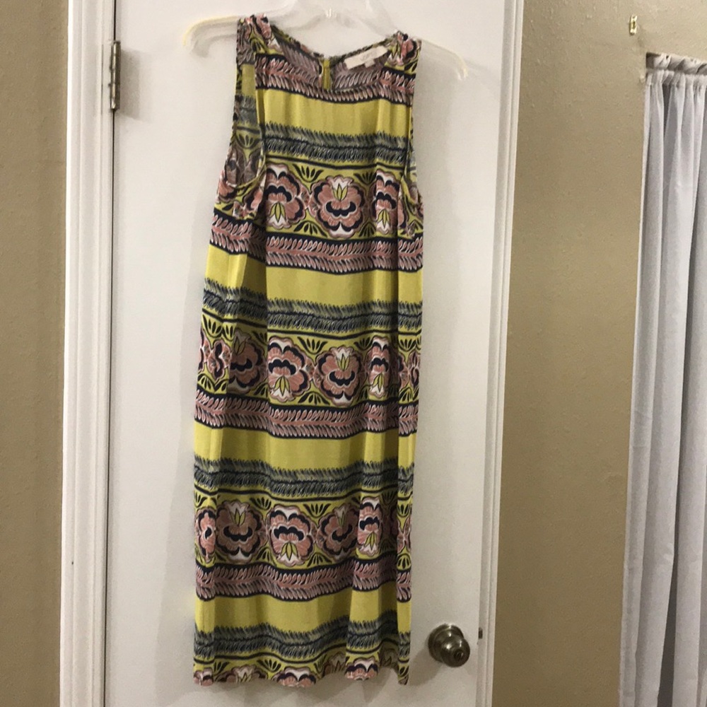 Dress navy gold white